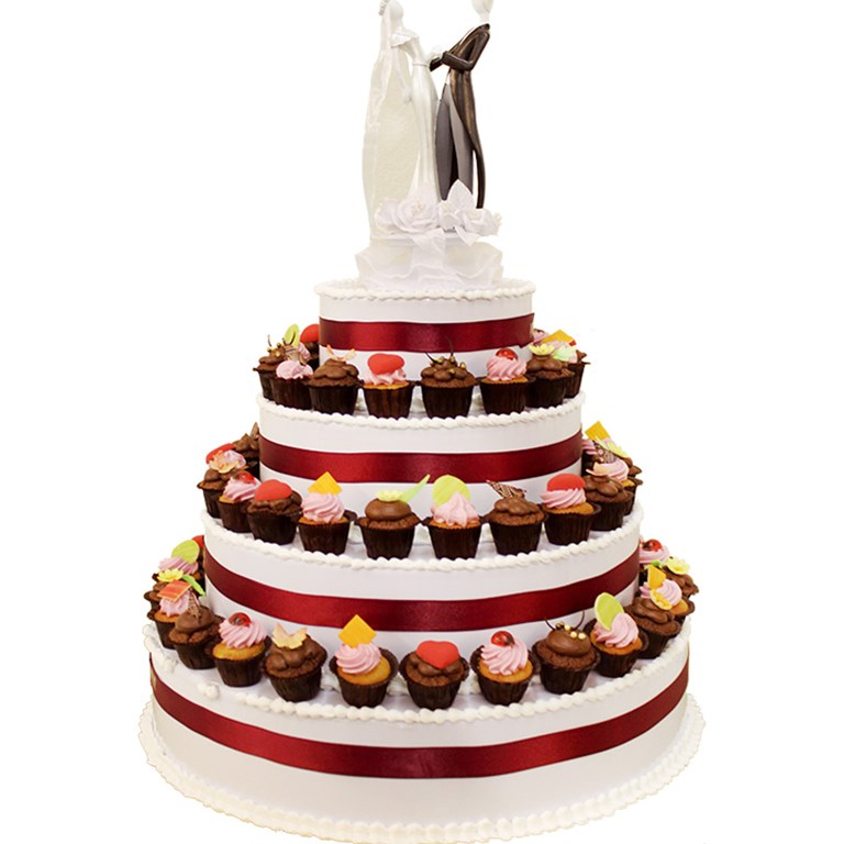 Hochzeitstorte - Cupcakes-Turm 2 - Zenhäusern