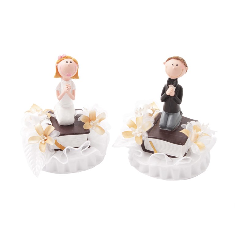 Accessoire pour gâteau - Figurine de confirmation ou communion