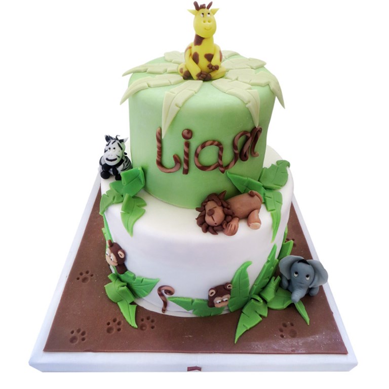 Gâteau d'anniversaire - Thème jungle - Zenhäusern