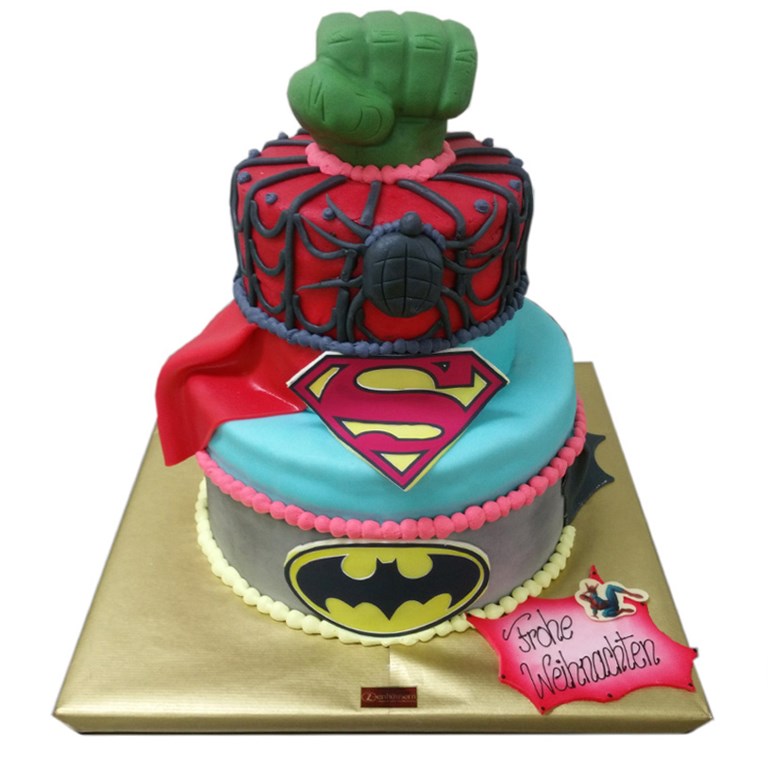 Gâteau spécial - Super-Héros