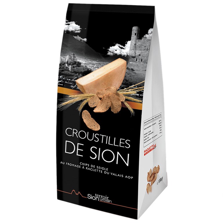 Croustilles de Sion mit Walliser Raclette Käse AOP - Zenhäusern