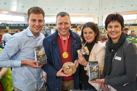 La famille Zenhäusern (Patrick, Gerhard, Noëlle et Andrea)