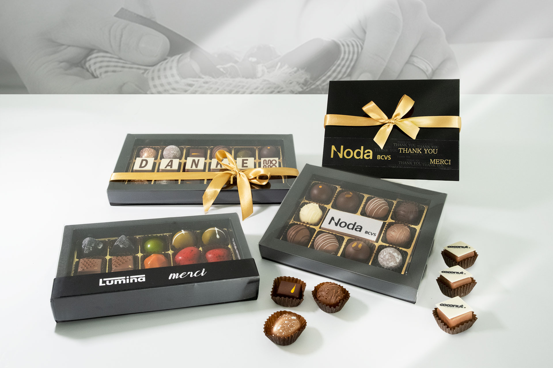 Cadeau d'entreprise - Pralinés personnalisé